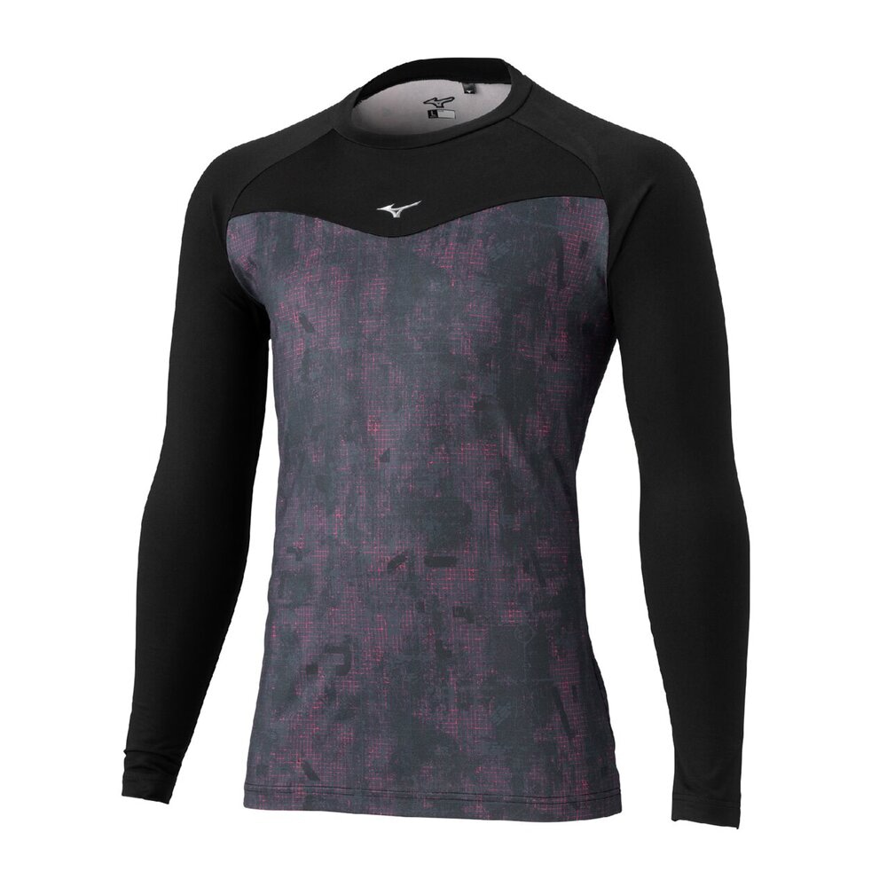 裏起毛グラフィックアンダーシャツ(ローネック／長袖)|12JACP86|ウエア