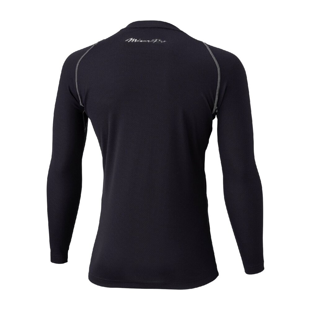 3枚セット】ミズノプロ ブレスサーモ アンダーシャツ ブラック Oサイズ