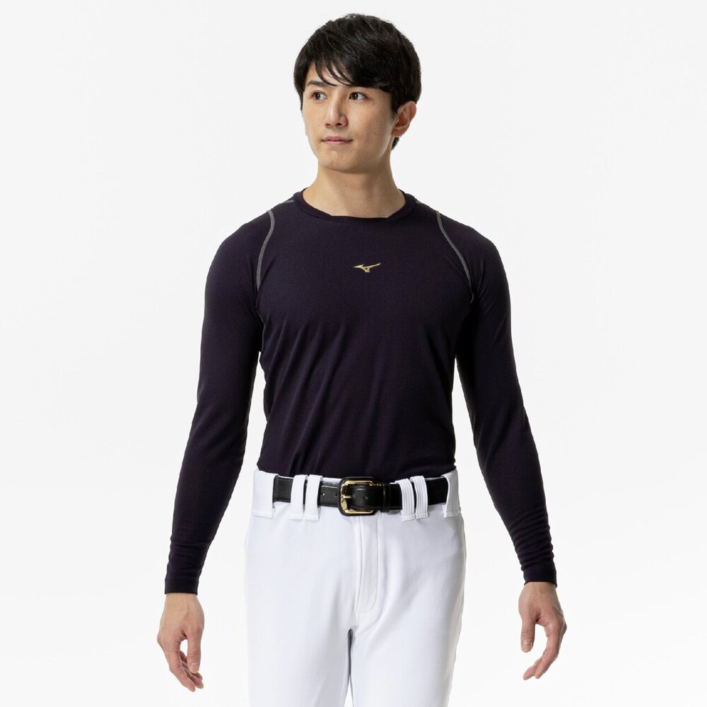【3枚セット】ミズノプロ アンダーシャツ ブレスサーモ ブラック Oサイズ MIZUNO ミズノプロ 野球 ブレスサーモアンダーシャツ バイオギア