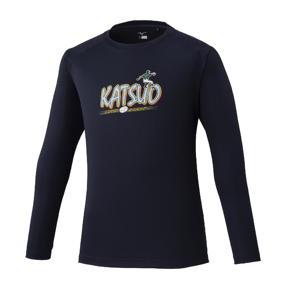 9月中旬お届け／数量限定予約／ミズノ直営限定】KATSUO ロングTシャツ