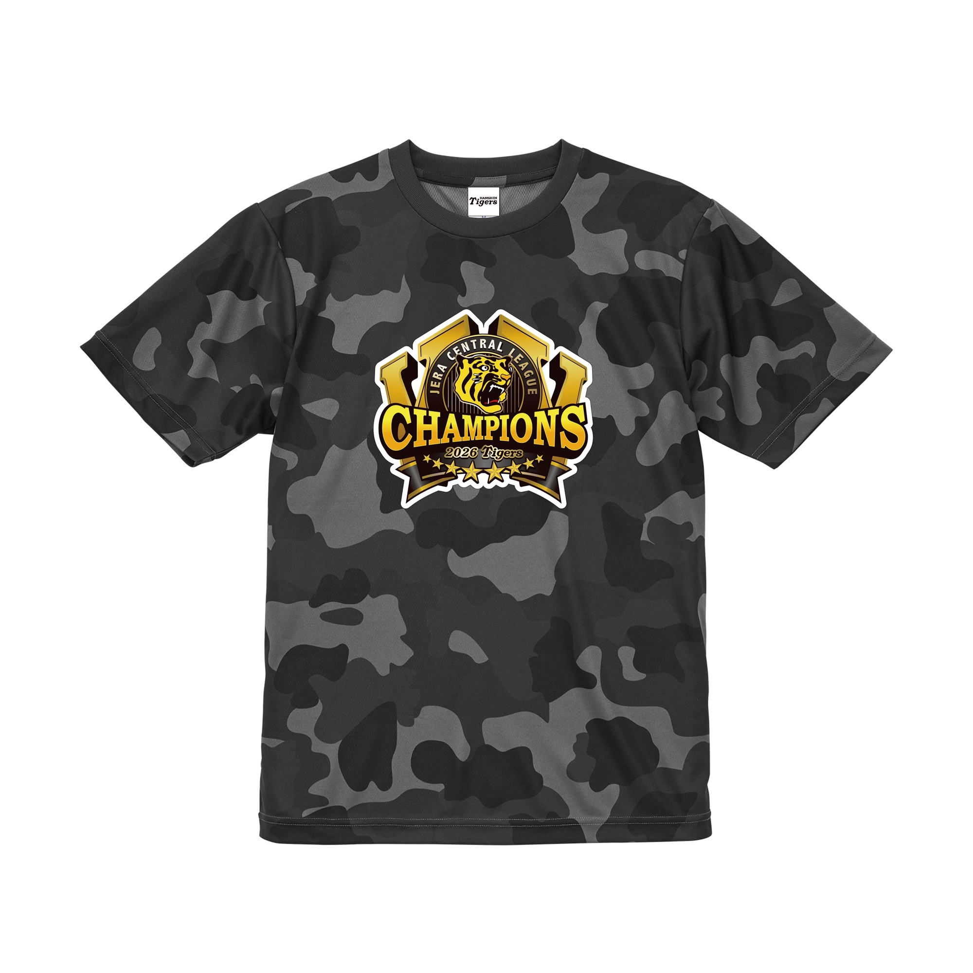 受注生産】JERA セ・リーグ 2026優勝記念メンバーカモ柄Tシャツ 黒