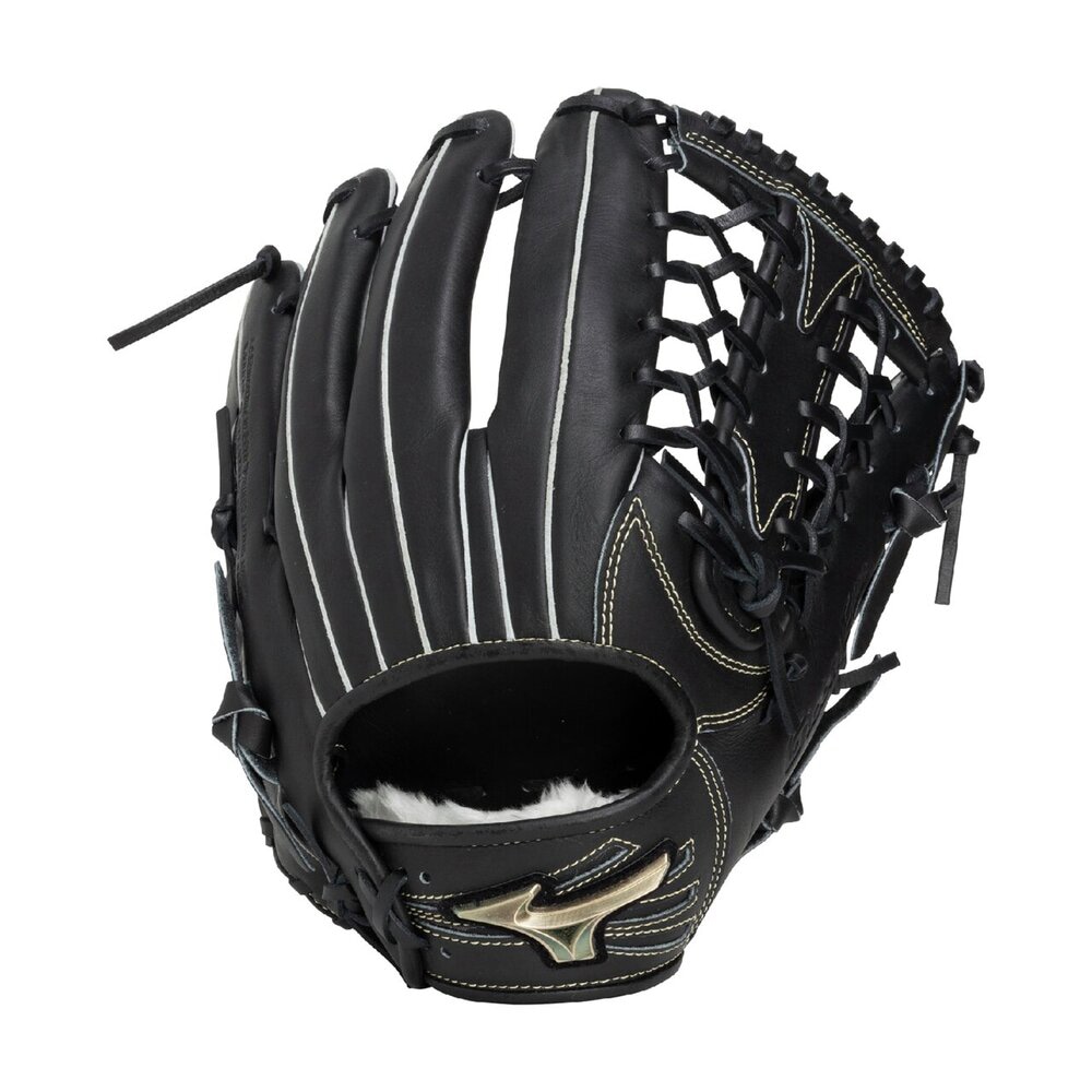 ミズノ　グローバルエリート　軟式用 黒　内野用 軟式用【グローバルエリート】SELECT【外野手用／サイズ16N