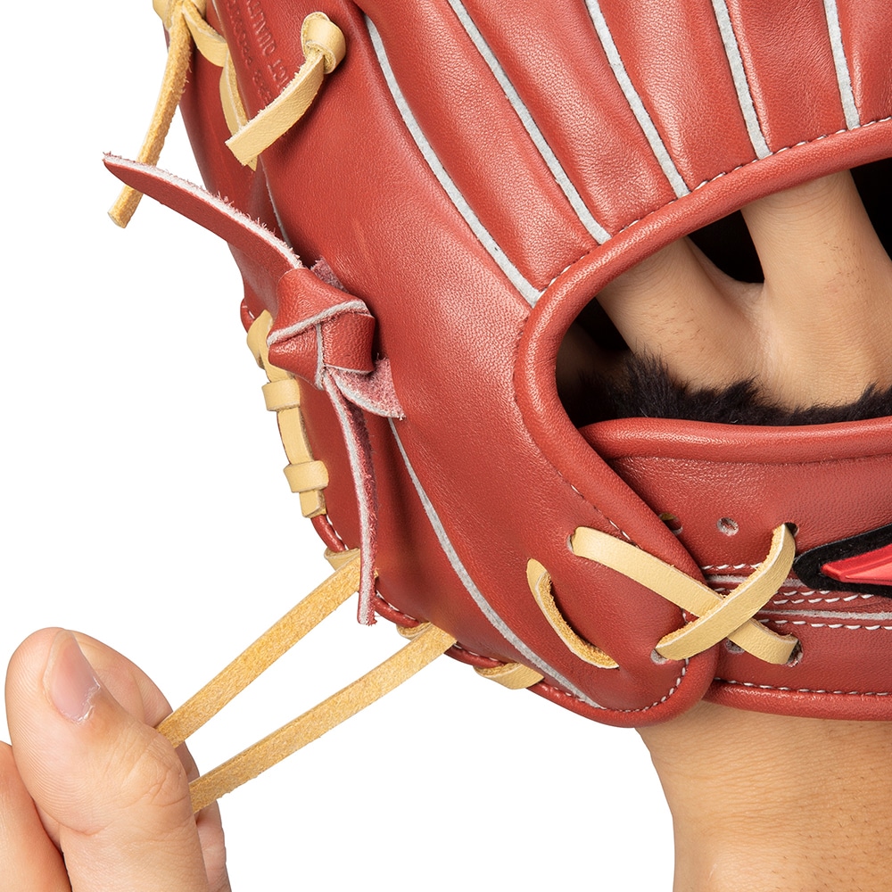 ※週末限定価格早い者勝ちガンクラフト シールドアイ新品未使用　ブラッドレッド 軟式用ウィルドライブ レッド IBE限定スペック【投手向け／サイズ11