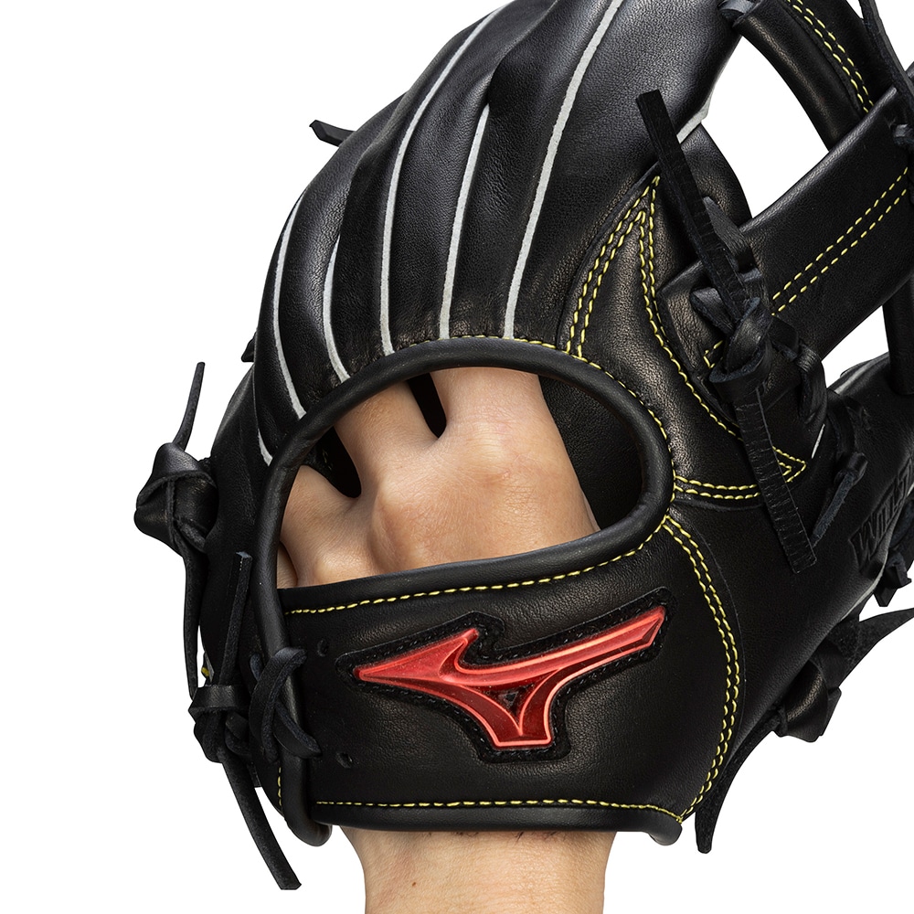 ジュニア軟式用ウィルドライブ レッド 小指2本入れグラブ【オール