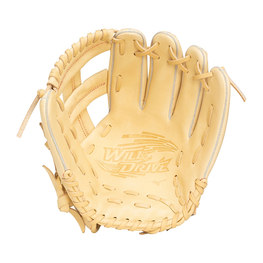 ジュニア軟式用ウィルドライブ レッド 小指2本入れグラブ