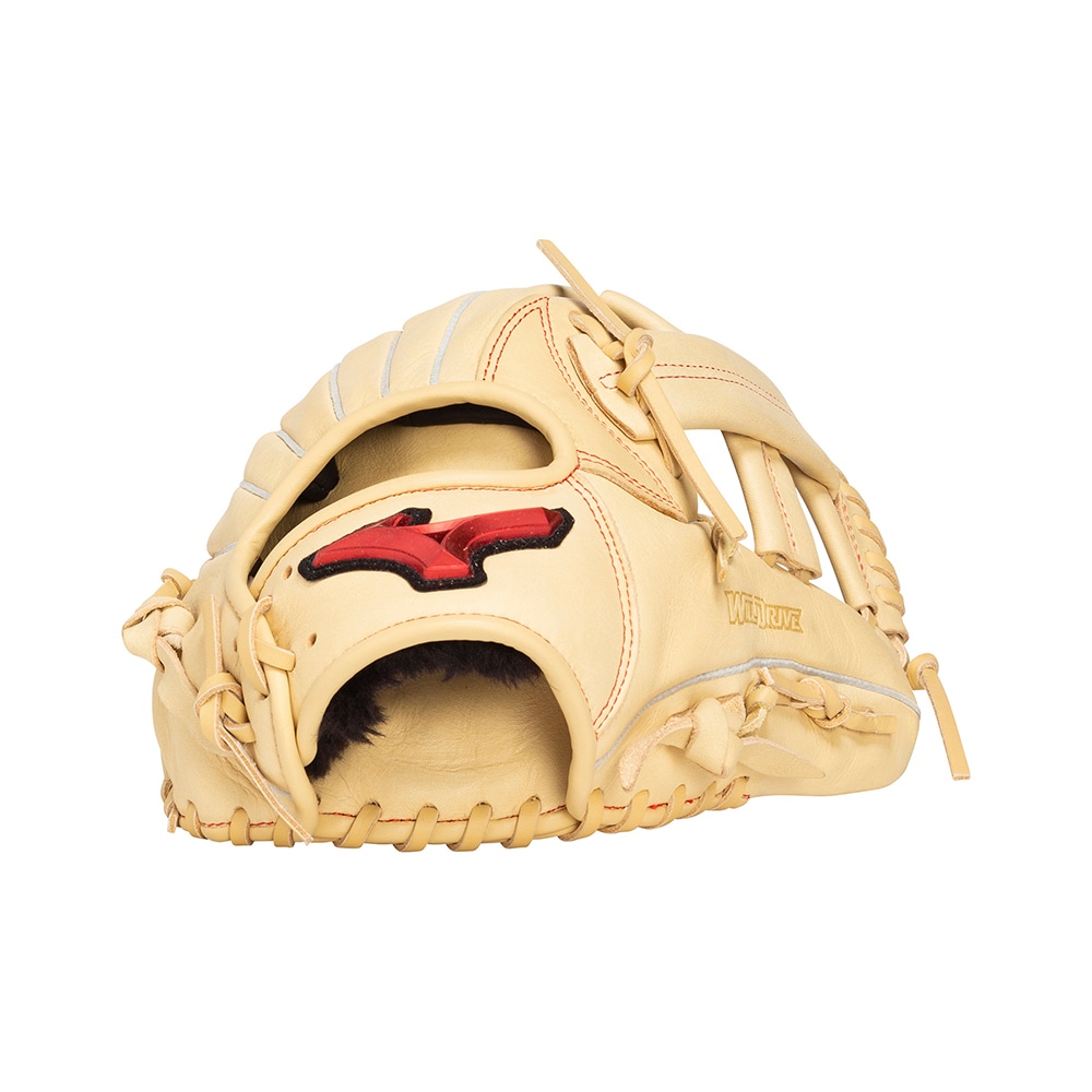 ジュニア軟式用ウィルドライブ レッド 小指2本入れグラブ【オール