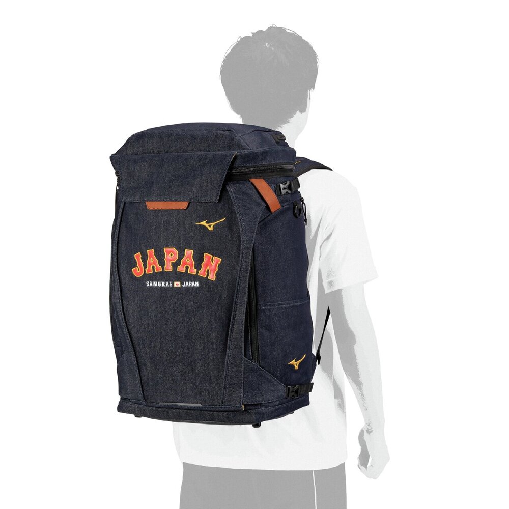 予約／ミズノプロ】侍ジャパン オーセンティックバックパック(53L