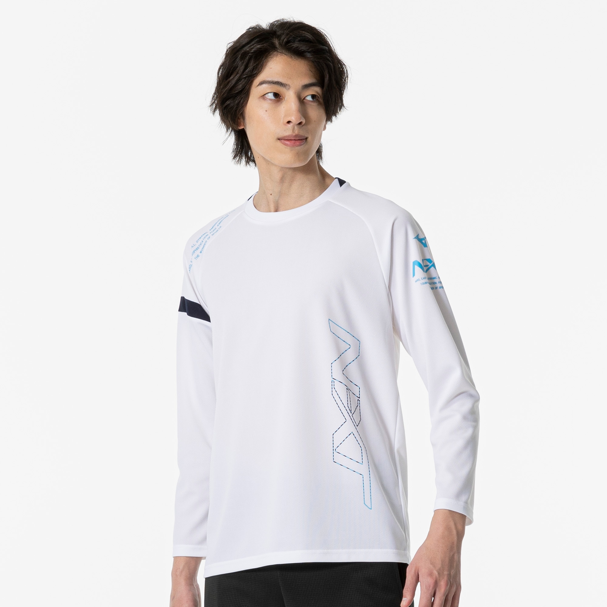 N-XT Tシャツ(長袖)[ユニセックス]|32JAA740|ミズノトレーニング