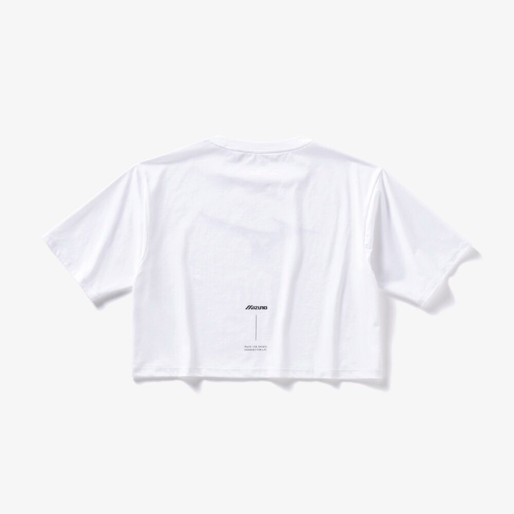 ミズノ直営店限定】ビッグロゴクロップドTシャツ(ワイド