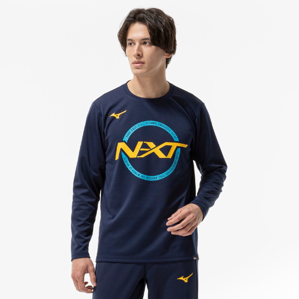 抗菌防臭／防汚 】N-XT Tシャツ(長袖)|32JAC740|ミズノトレーニング