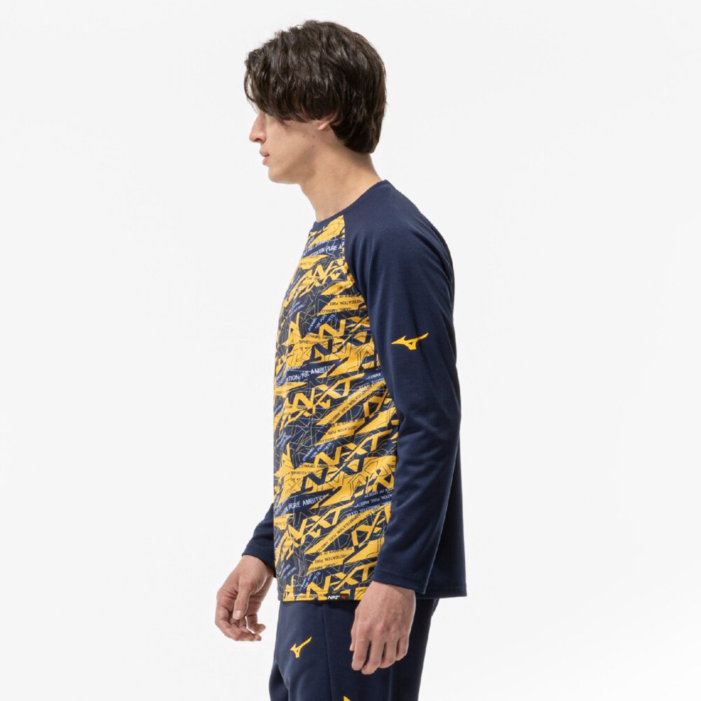 N-XT Tシャツ(長袖)|32JAC745|ミズノトレーニング|トレーニングウエア