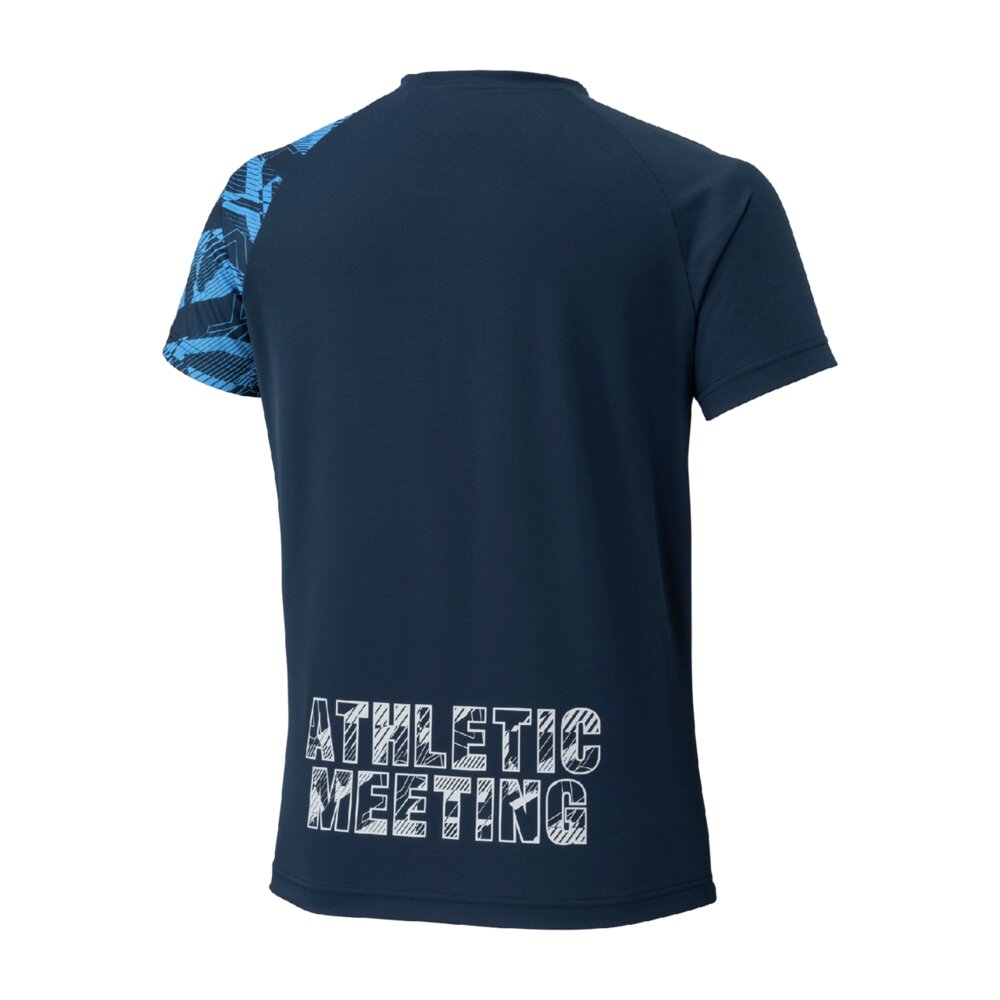訳あり★【mizuno】2016天皇杯 バレーボール大会限定Tシャツ (2XL) ✨希少✨ミズノ 天皇杯・皇后杯 2016 Tシャツ バレーボール 青