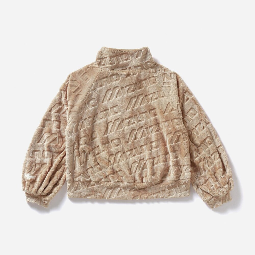 ミズノ直営限定／吸湿発熱】ブレスサーモロゴファーハーフジッププル