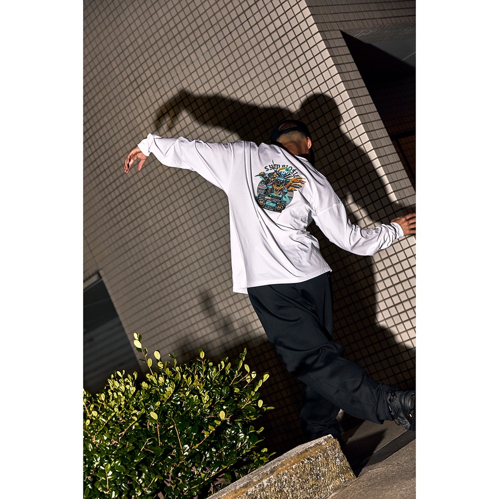 龍術師ドラゴン真田です。　　M（L相当）サイズ【MIZUNO】ミズノ モレ Dragon76ルーズフィットTシャツ(長袖)|32MA5DR3|ミズノトレーニング