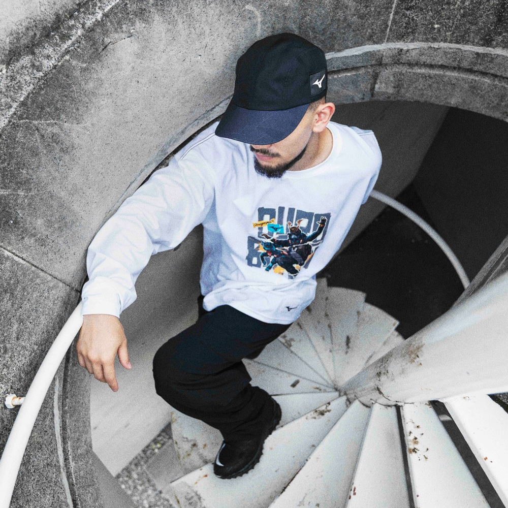 Dragon76ルーズフィットTシャツ(長袖)|32MA5DR4|ミズノトレーニング