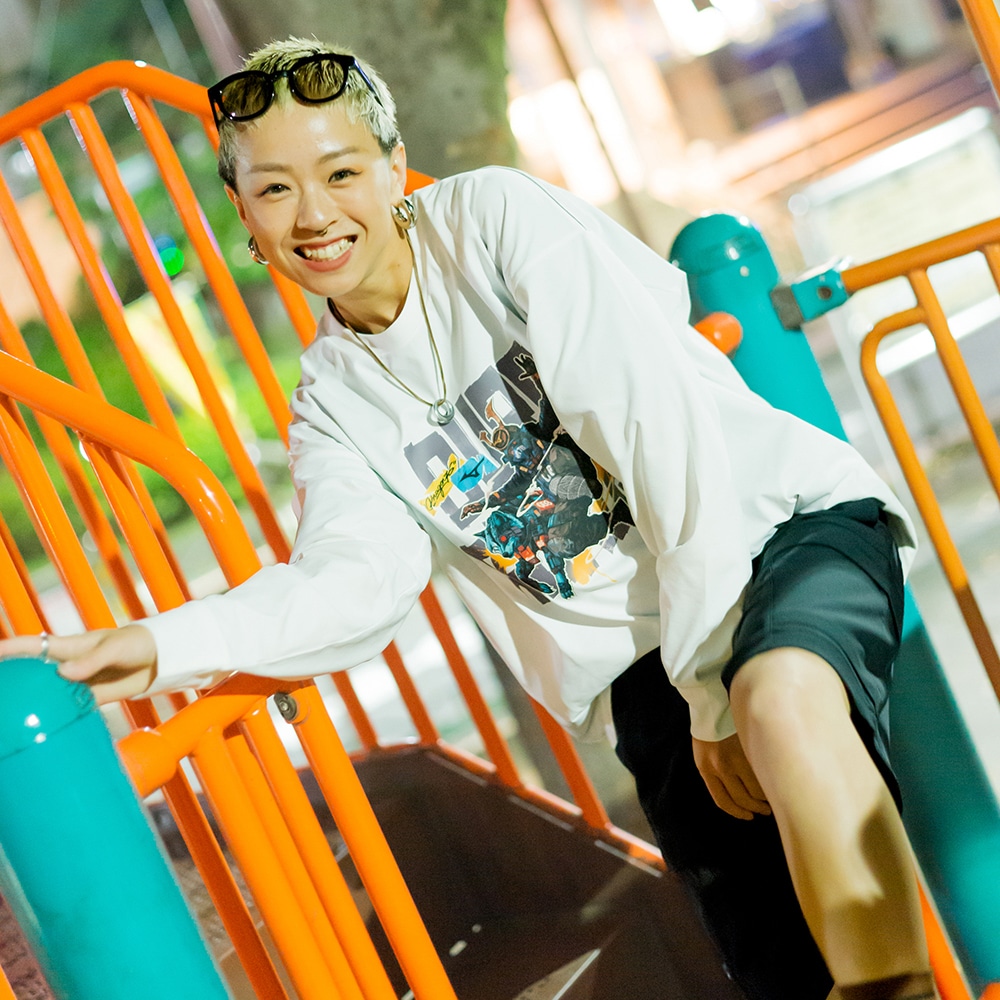 Dragon76ルーズフィットTシャツ(長袖)|32MA5DR4|ミズノトレーニング