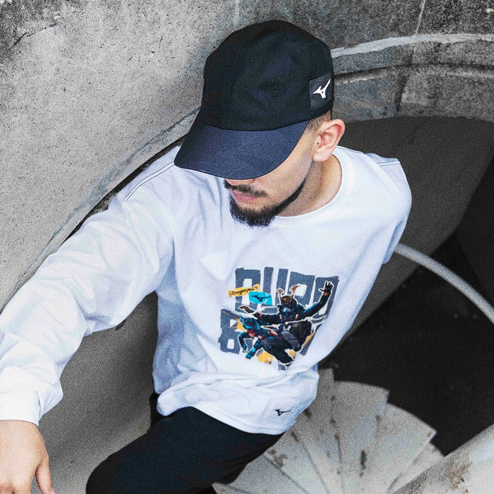 Dragon76ルーズフィットTシャツ(長袖)|32MA5DR4|ミズノトレーニング