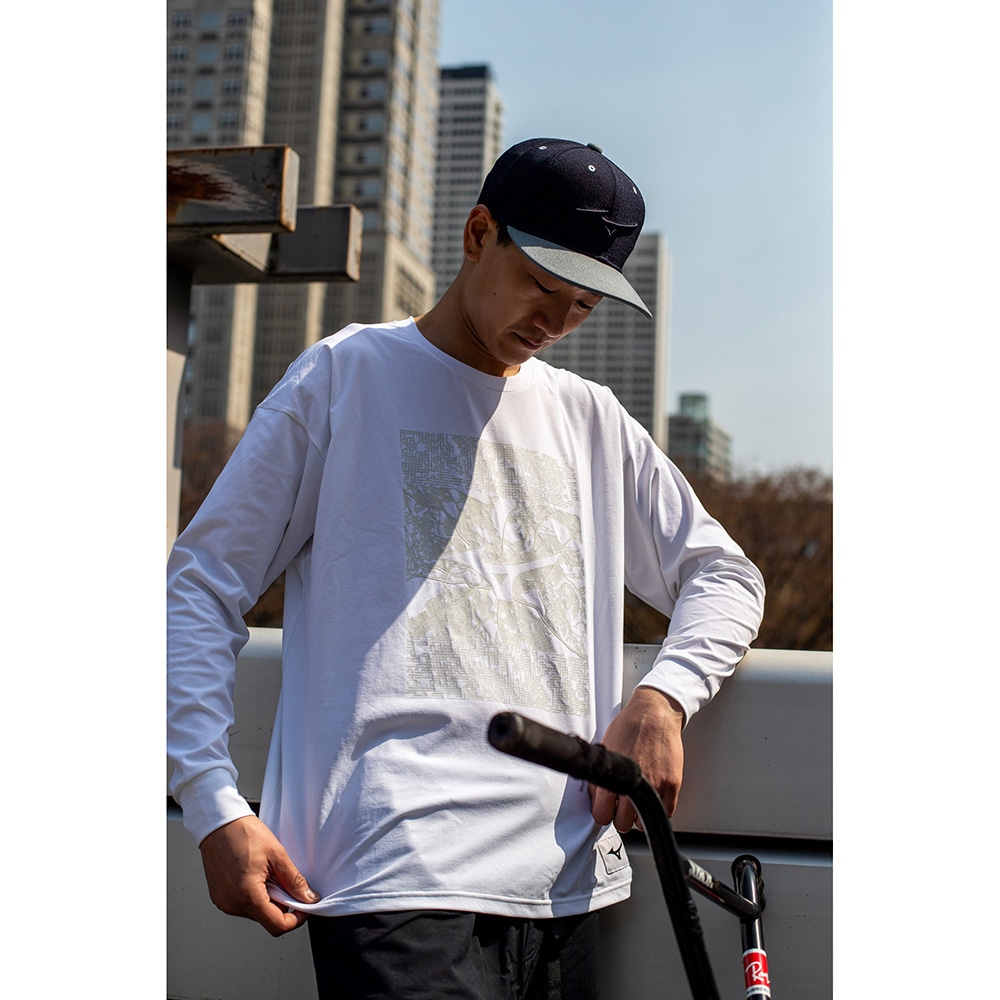 確認用　AQUA HISTORY ホワイト長袖Tシャツ Lサイズ 確認用AQUA HISTORY ホワイト長袖Tシャツ Lサイズ