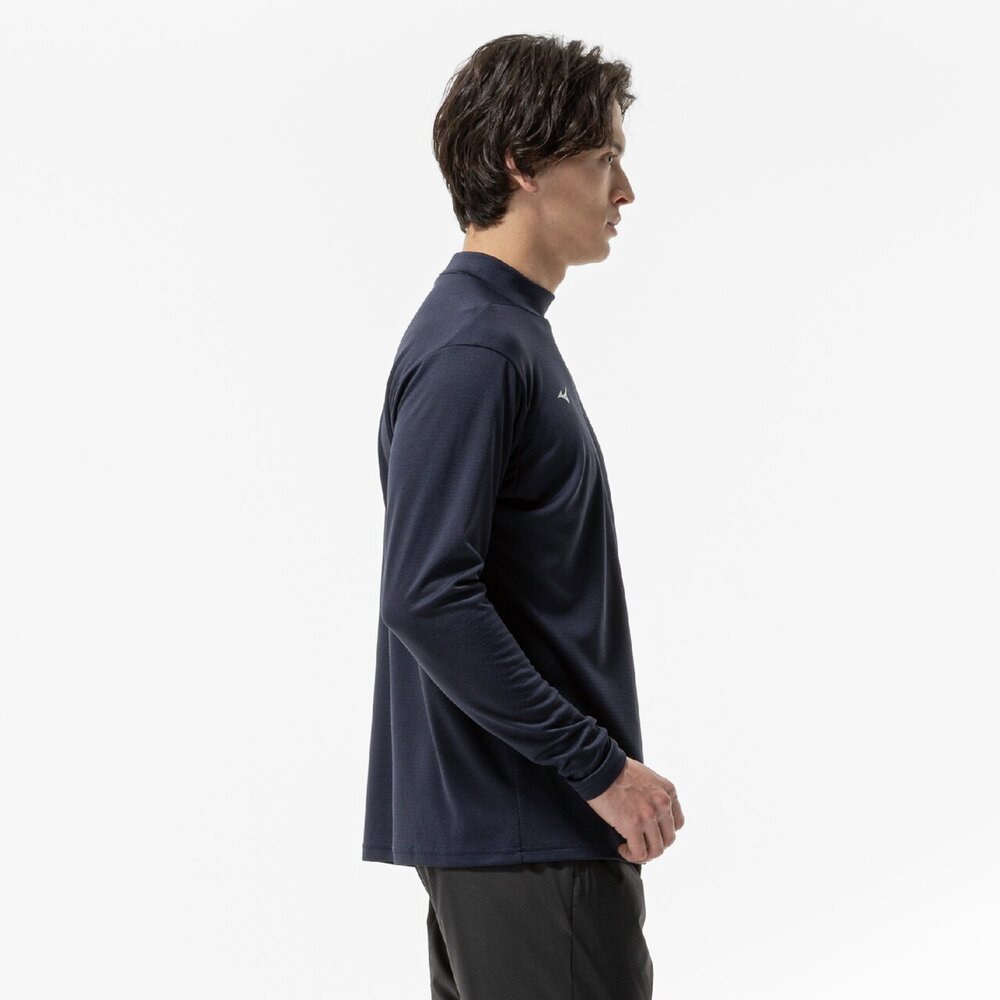 吸湿発熱】ブレスサーモハイネックTシャツ(長袖)|32MAC544|ミズノ