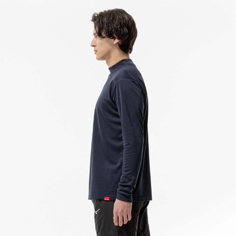 吸湿発熱】ブレスサーモハイネックTシャツ(長袖)|32MAC544|ミズノ