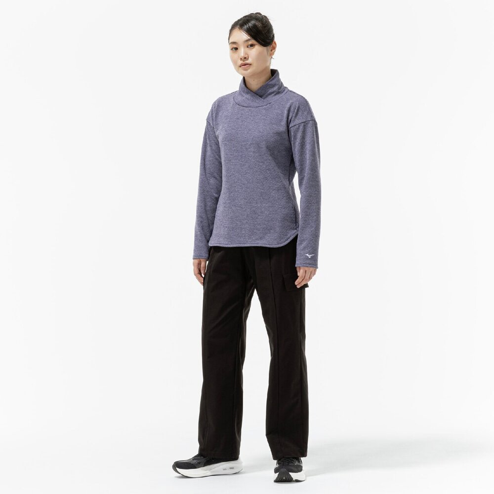 ストレッチフリースハイネックTシャツ(長袖)|32MAC840|ミズノ