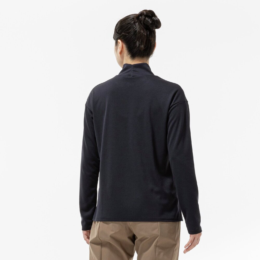 吸湿発熱】ブレスサーモハイネックロゴTシャツ(長袖)|32MAC855|ミズノ