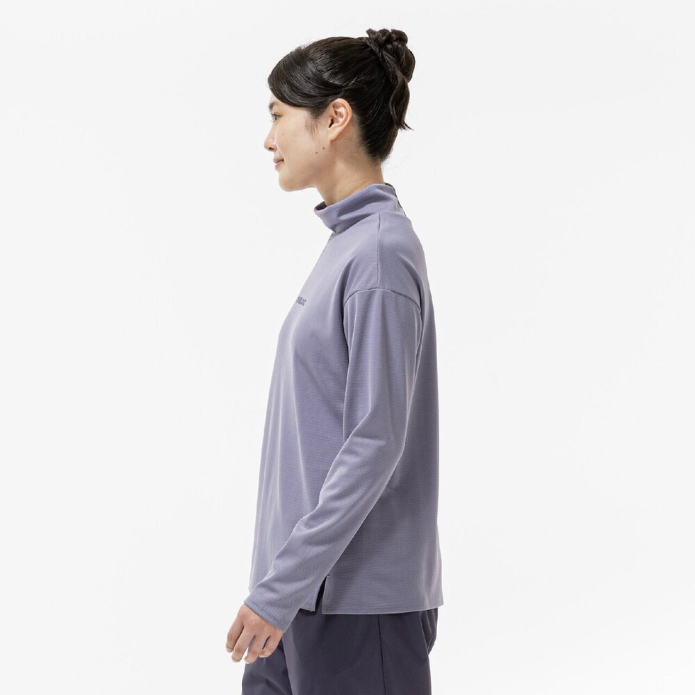 吸湿発熱】ブレスサーモハイネックロゴTシャツ(長袖)|32MAC855|ミズノ