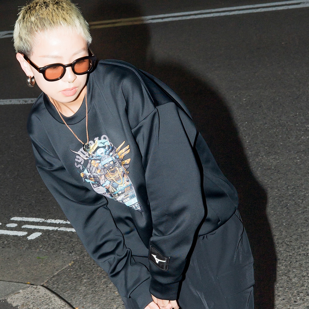 Dragon76ルーズフィットスウェットクルー|32MC5DR1|ミズノトレーニング