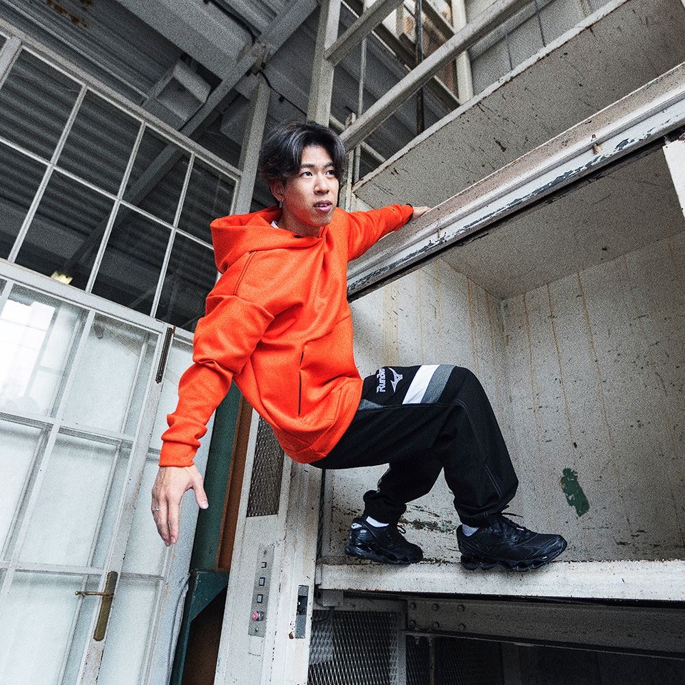 ルーズフィットスウェットフーディ|32MC5US2|ミズノトレーニング