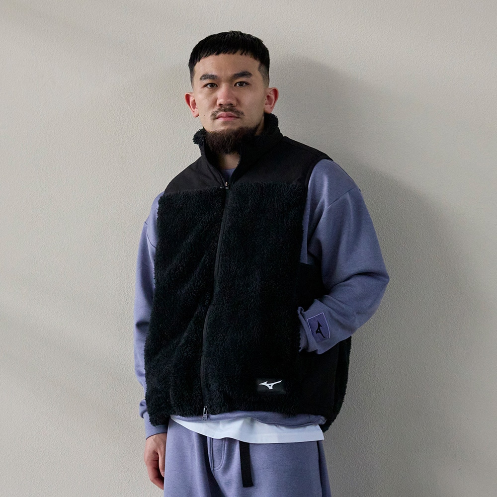 吸湿発熱】ルーズフィットブレスサーモフリースベスト|32MC5US4|ミズノ