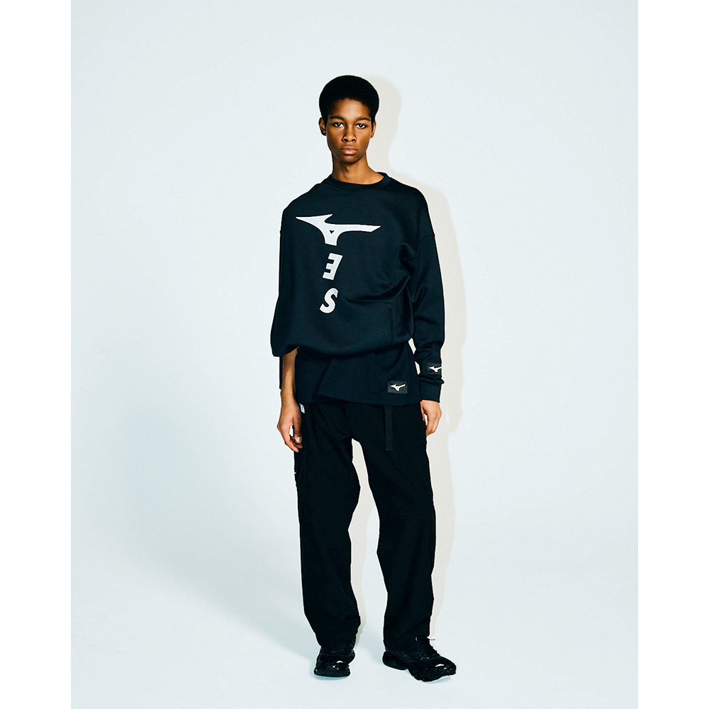 WIND AND SEA】ルーズフィットスウェットクルー|32MC6WS1|ミズノ