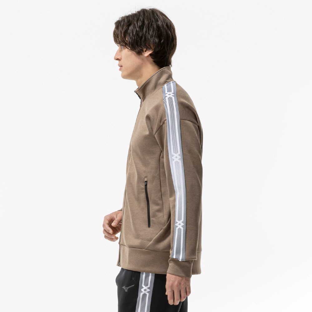 NDドライストレッチスウェットジャケット　ジョコビッチ着用　グレー　Мサイズ NDドライストレッチスウェットジャケット ジョコビッチ着用