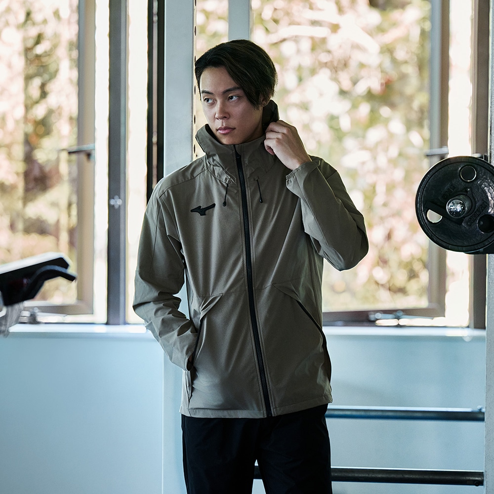 ミズノ　トレーニングウェア ミズノ] トレーニングウェア プルーフストレッチジャケット 撥水