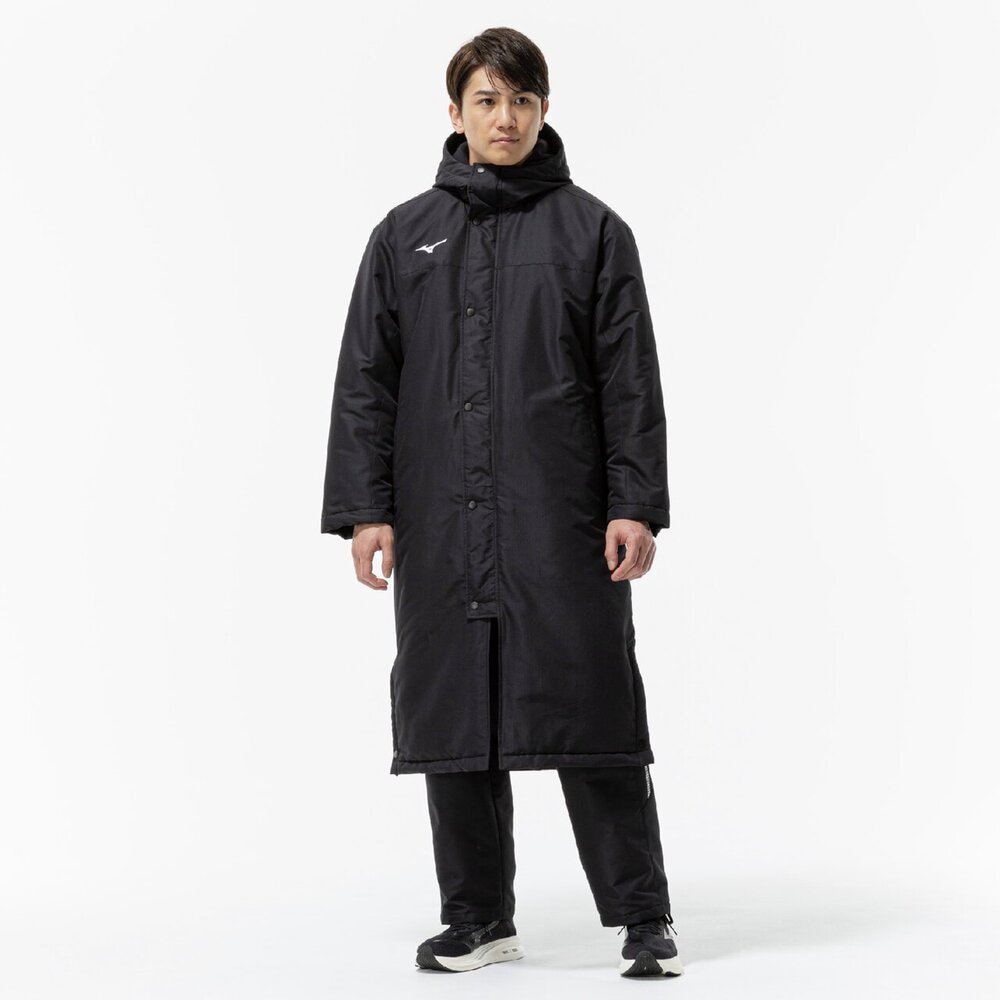 吸湿発熱】ブレスサーモ中綿ロングコート|32MEC555|ミズノ