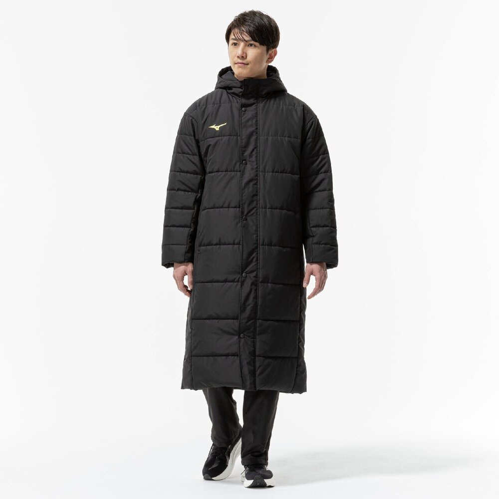 中綿ロングコート|32MEC663|ミズノトレーニング|トレーニングウエア
