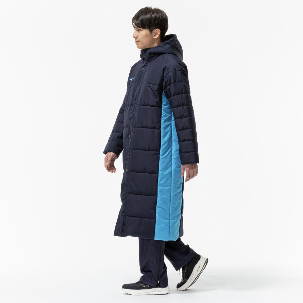 中綿ロングコート|32MEC663|ミズノトレーニング|トレーニングウエア