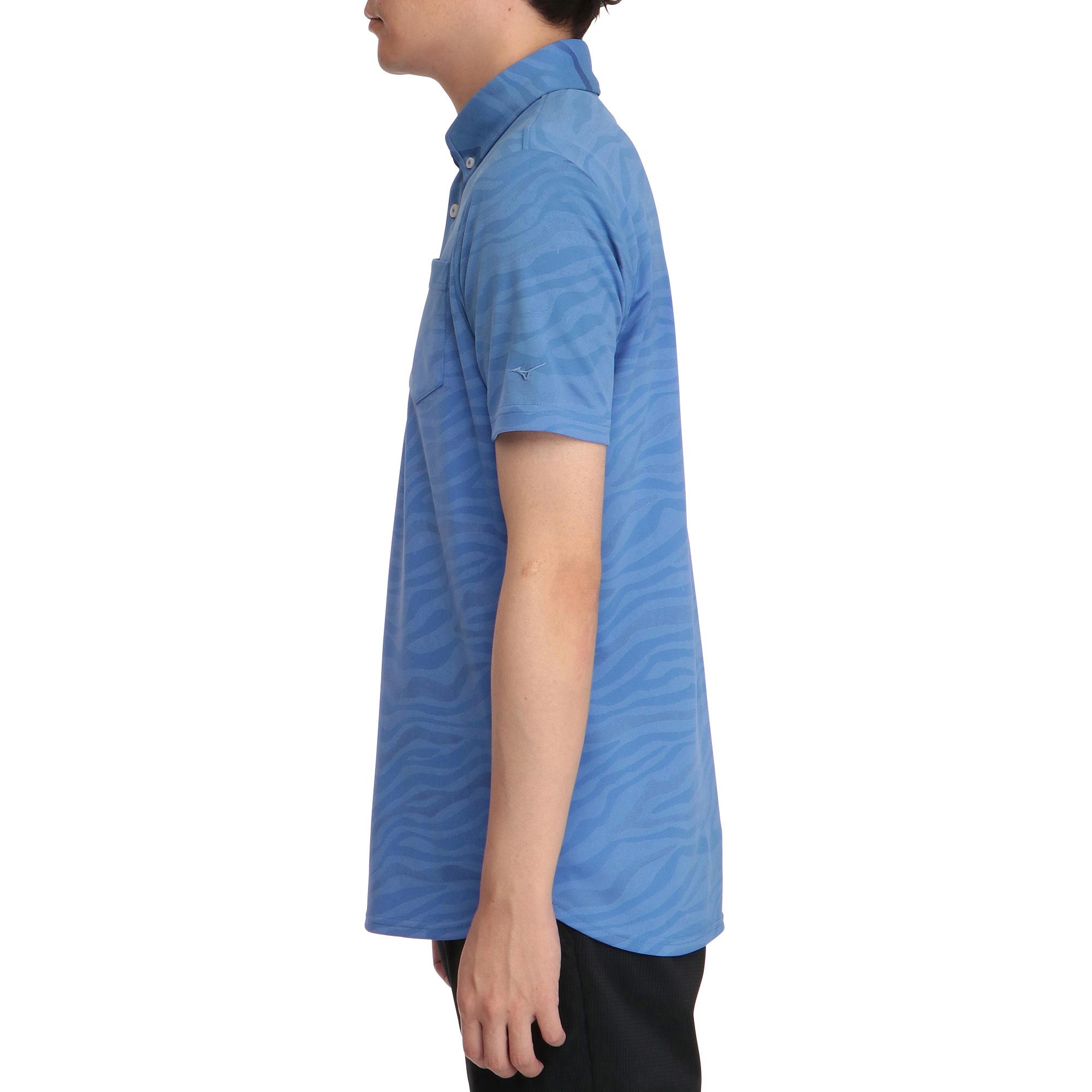 ジャガード半袖釦ダウンシャツ[メンズ]|52MA1001|半袖シャツ|ゴルフ