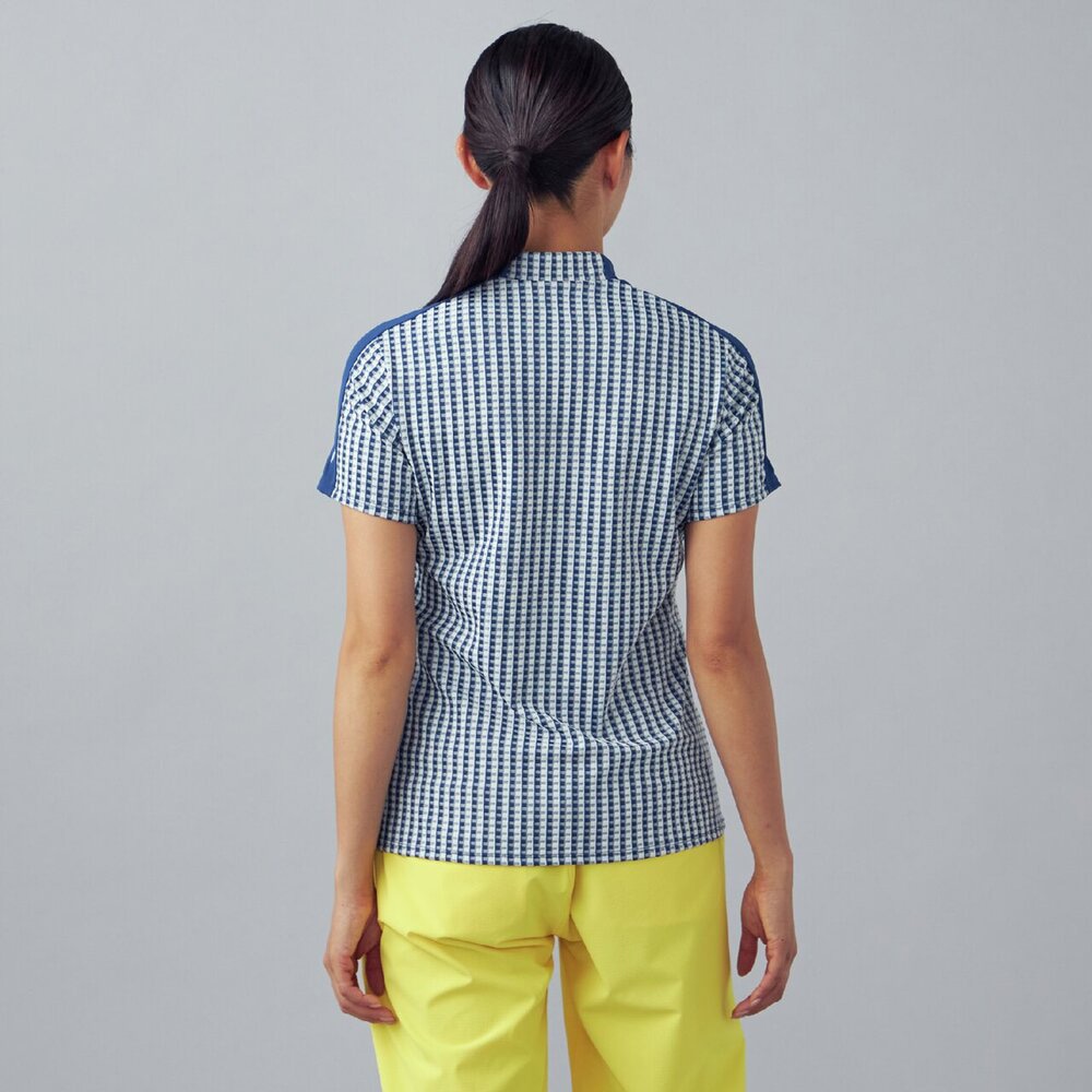 リップルジャカードモックネック半袖シャツ|52MAD209|半袖シャツ