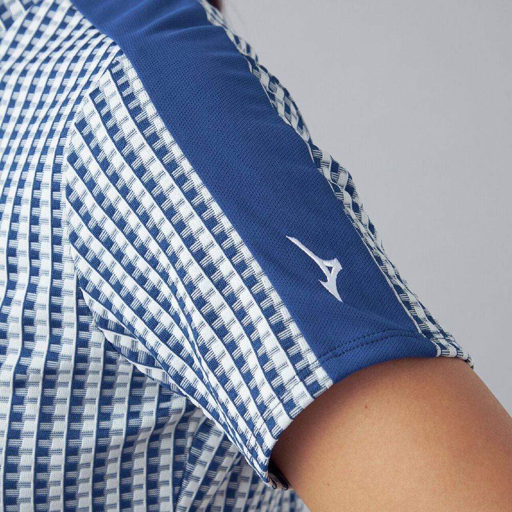 リップルジャカードモックネック半袖シャツ|52MAD209|半袖シャツ