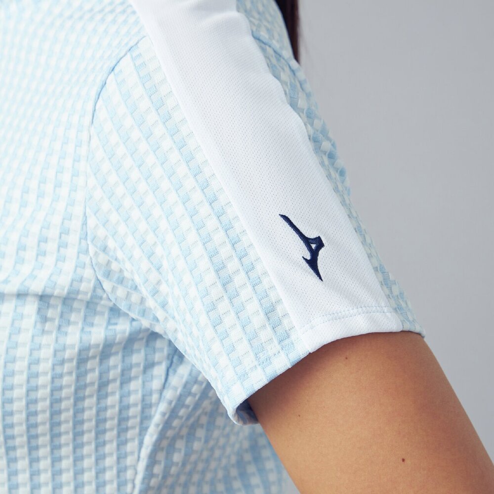 リップルジャカードモックネック半袖シャツ|52MAD209|半袖シャツ