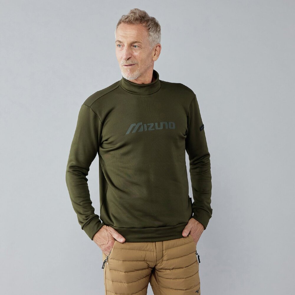 MIZUNO POLARTECパワーストレッチ長袖ハイネックシャツ|52MCC642|長袖