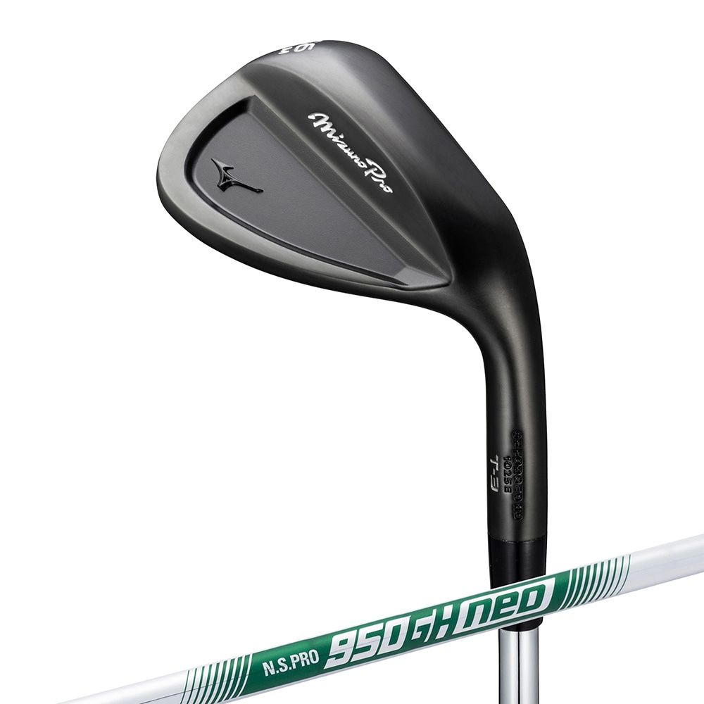 Mizuno Pro T-3 ウエッジ(ブラックIP仕上げ)(N.S.PRO 950 neo