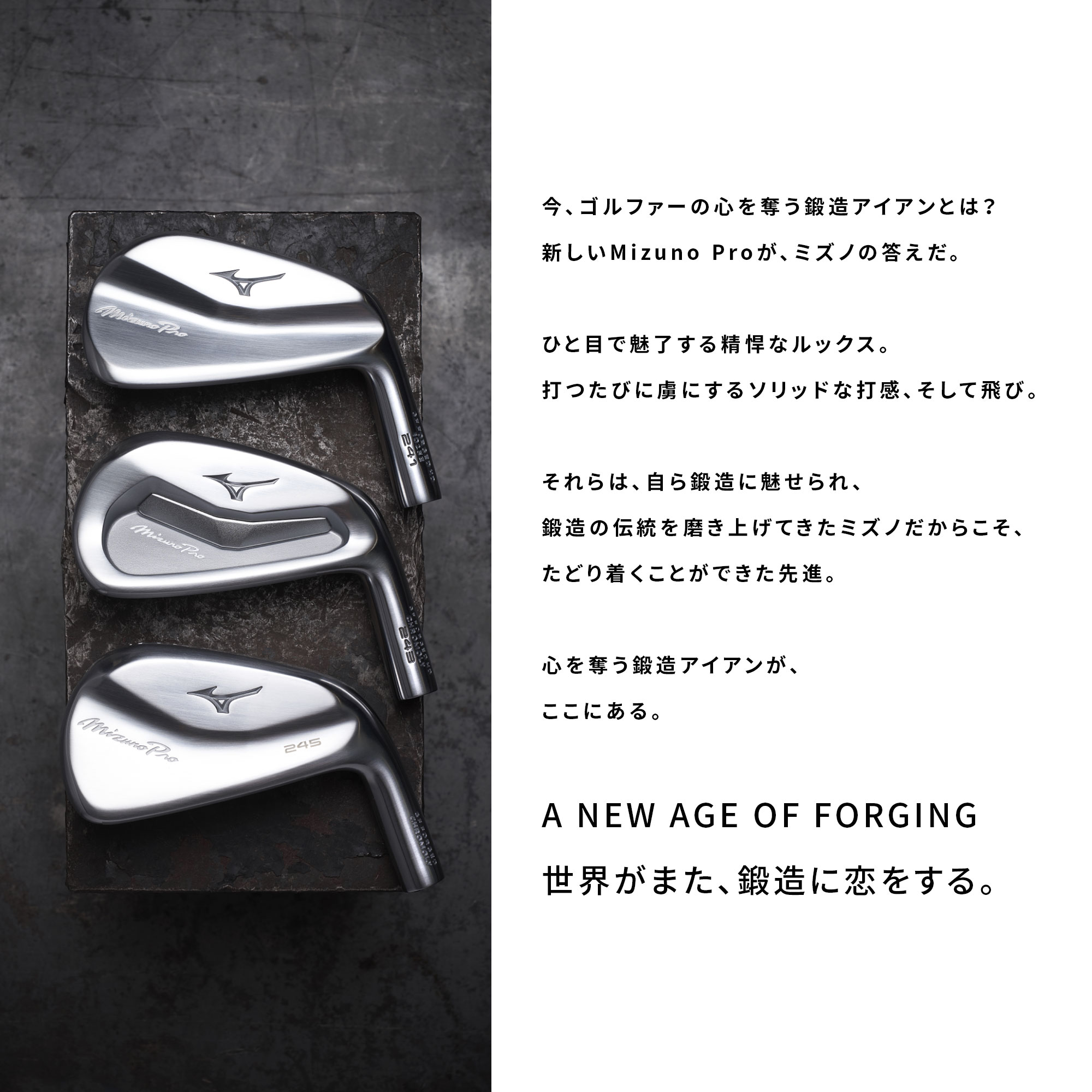 《MIZUNO JPXEⅢ FORGED》ミズノアイアン　６本セット
