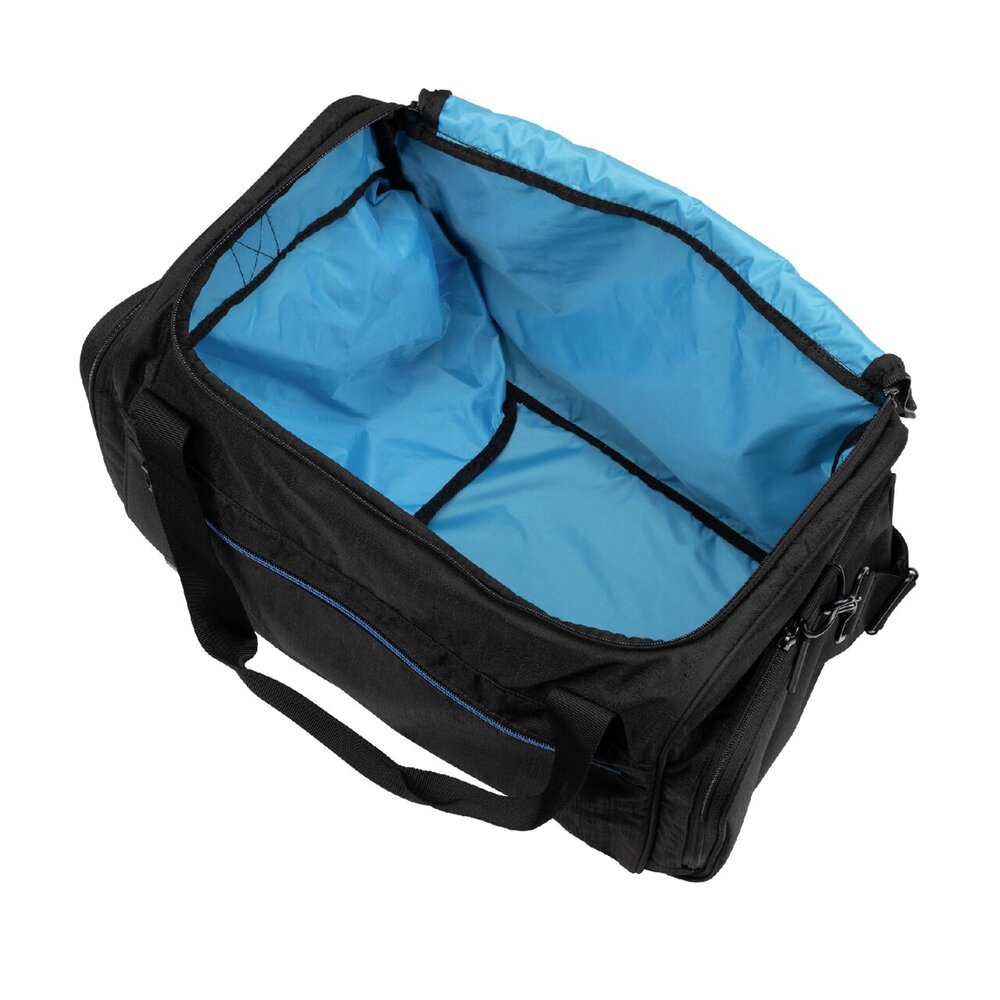 かずや＠断捨離中】新品未使用PAN AM ボストンバッグ 青 パッカブル