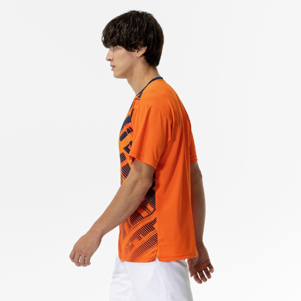 Mizuno オレンジ ゲームシャツ Amazon.co.jp: [ミズノ] テニスウエア ゲームシャツ レディース
