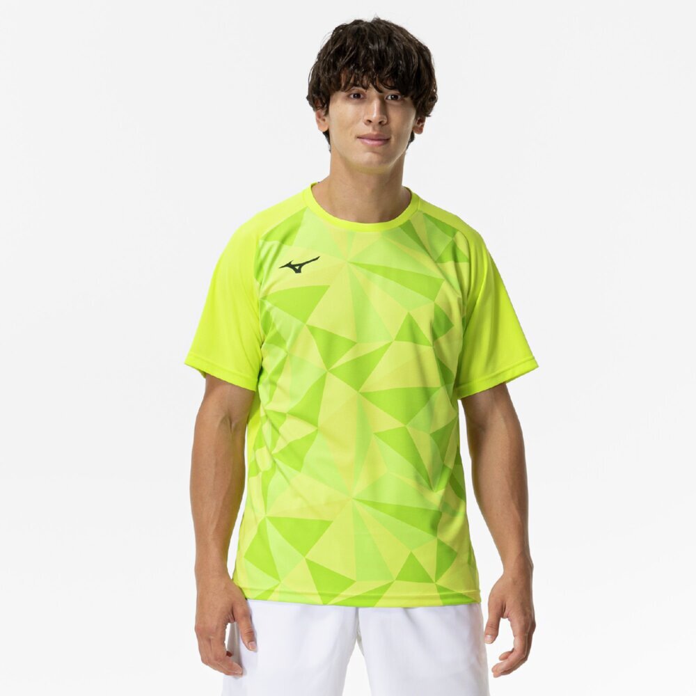 ミズノ ゲームシャツ ライムイエロー M 未使用品 ミズノ ウェア（メンズ⁄ユニ） ]ゲームシャツ ユニセックス 62JAC021