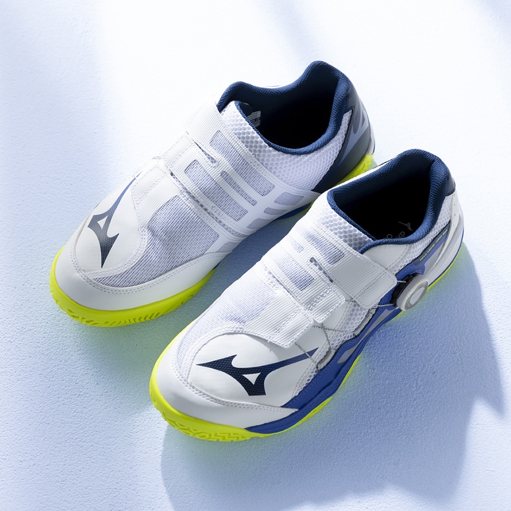 ミズノ直営限定】ウエーブメダルWRAP BOA(卓球)|81GA2672|シューズ