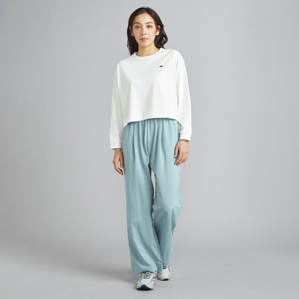 ミズノ直営限定】モノグラムM クロップド長袖Tシャツ|B2JAC711|Go to