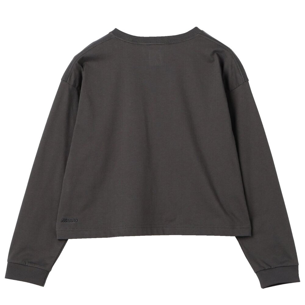 ミズノ直営店限定】モノグラムM クロップド長袖Tシャツ|B2JAC711