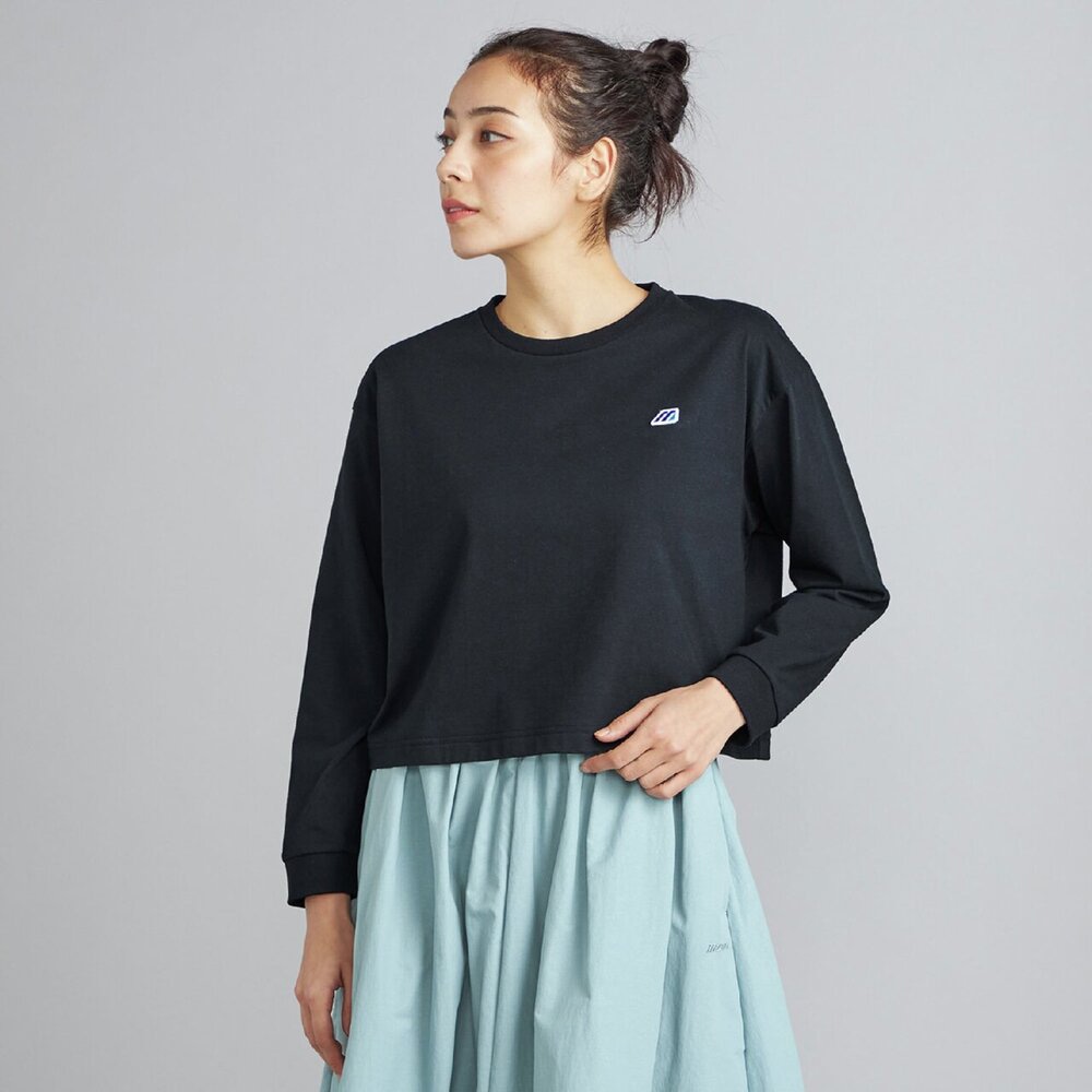 ミズノ直営限定】モノグラムM クロップド長袖Tシャツ|B2JAC711|Go to